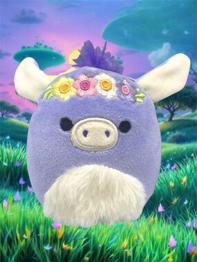 Squishmallows 3.5" Easter Clip-On Milanda the Donkey